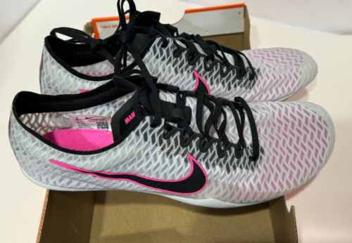 Nike ZOOM MAMBA V Distance Running Shoe PLATINUM MEN'S SIZE 9 AJ1697-002 NEW - Picture 3 of 8