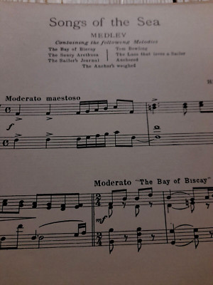 MEDLEY OF 7 SONGS OF THE SEA / PIANO SCORE  