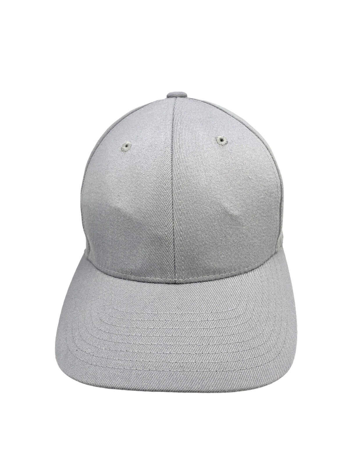Solid Light Gray Hat Baseball Cap Flexfit L/XL Li… - image 1