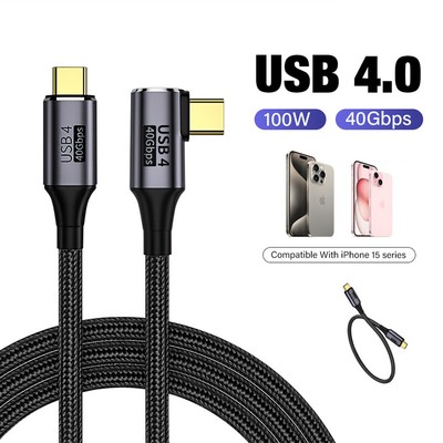 90 PD 100W USB C to USB C Type C Fast Charging Cable Cord for iPhone 15 16 3 ft