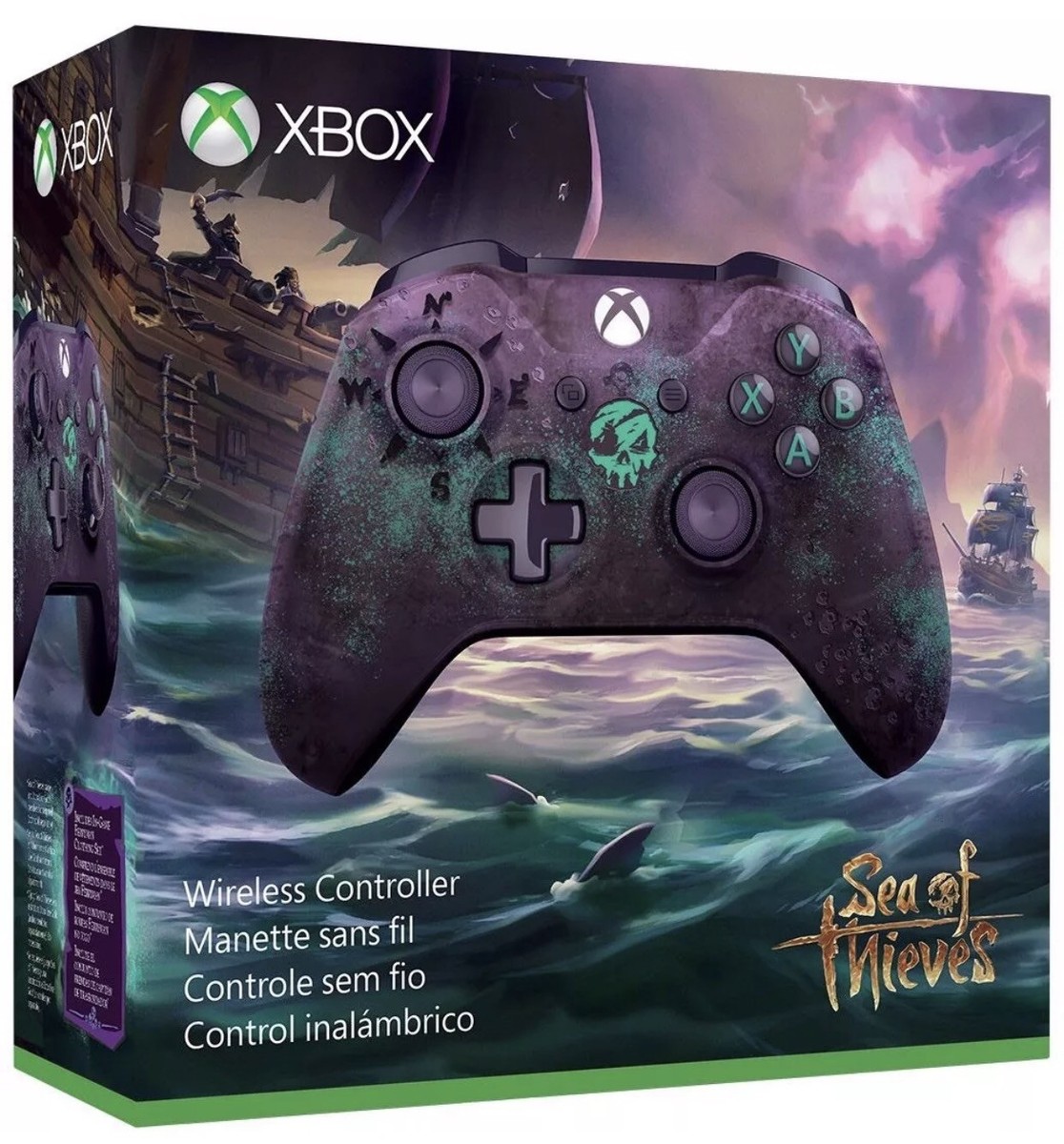 Sea of Thieves Xbox One Wireless Controller Plus Ferryman DLC