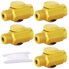 5PCS Brass Air Compressor Accessories Control Tool，in-Line Air Flow Regulator...