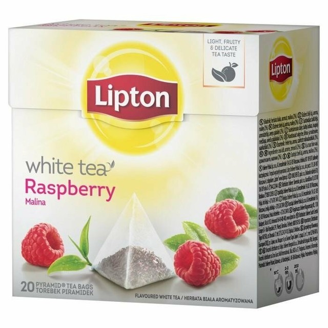 Lipton White Tea RASPBERRY tea 1 box/ 20 tea bags FREE SHIPPING eBay