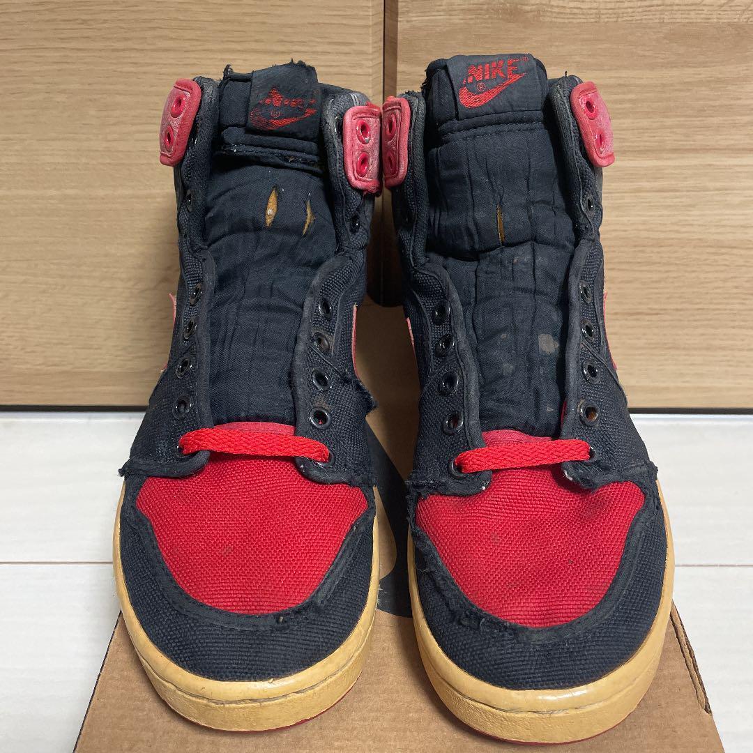 NIKE AIR JORDAN 1 KO BRED Original OG US8.5 Made in Korea NIKE AIR JORDAN 1 KO BRED Original OG US8.5 Made in Korea