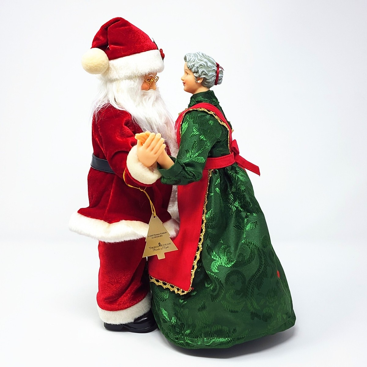 Bas de Noël en feutre fait main Dancing Clauses du kit Design