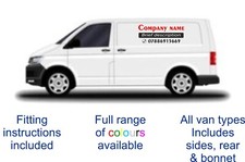Van Graphics Sign Writing Vehicle Lettering Signs For Medium Sized Vans.