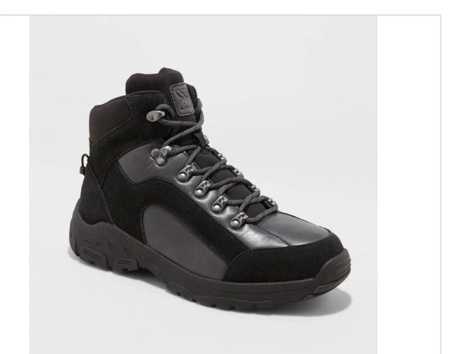 All in Motion Men's Austin Waterproof Winter Boots Black sizes 7