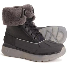 New NIB Ugg Men's City Butte Fur Wool & Leather Waterproof Winter Duck Snow Boot