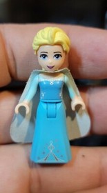 LEGO Genuine Disney Princess Frozen Elsa Sparkly Cape 41062 Minifig Minifigure 