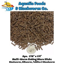 Multi-Worm 4-Type Worm Sinking Micro Sticks 1/16" x 1/4"