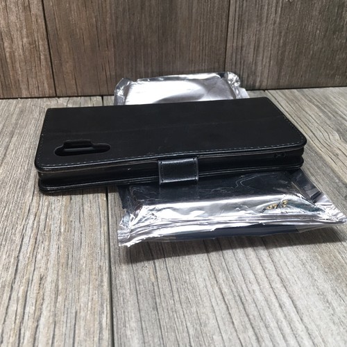 Funda tipo billetera Galaxy Note 10+ EE. UU. cuerpo completo cubierta protectora ranuras de identificación para tarjetas negra - Imagen 7 de 12