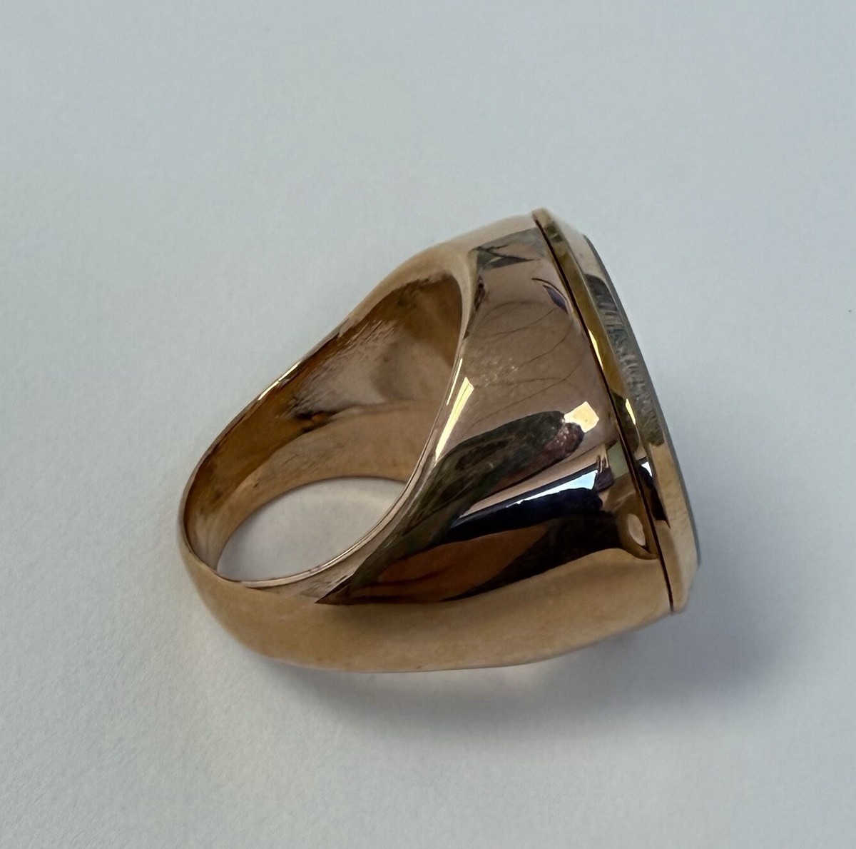 Applique in Bronzo cesellato con finitura oro antico - MER 551 - L