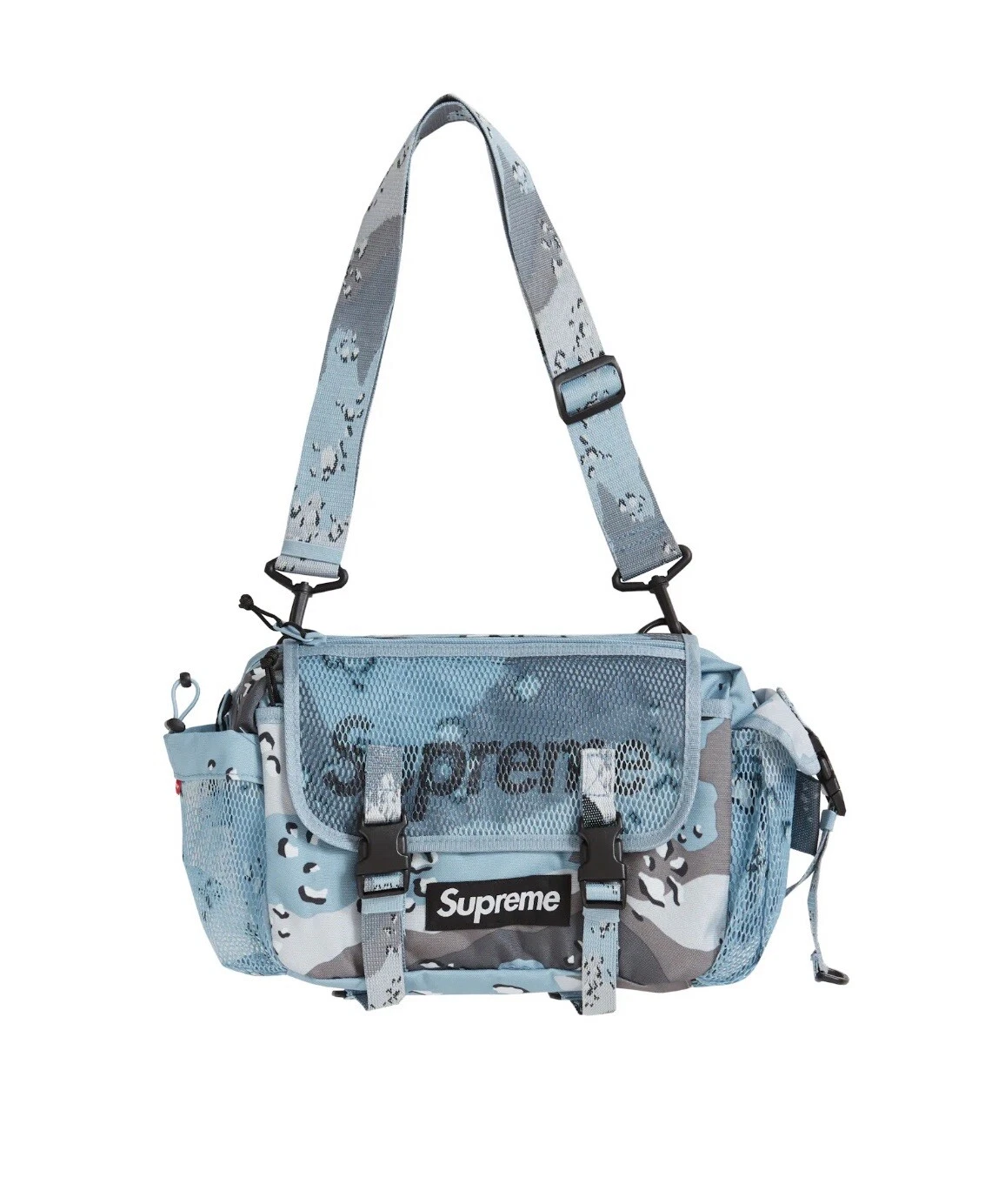 Sac taille suprême (SS20) bleu camouflage pépites de chocolat