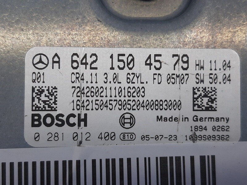 MERCEDES W211 3.0 CDI Computer Engine A6421504579 17505215226 for 