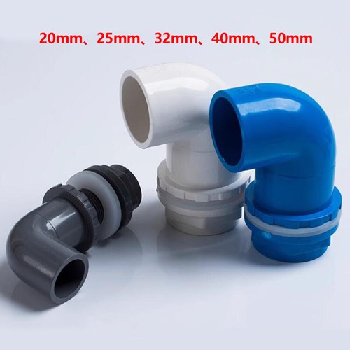 20/25/32/40/50mm U-PVC Elbow Fish Tank Inlet Outlet Water Pipe Fitting ...