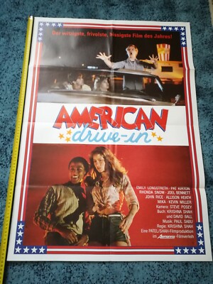KINOPLAKAT / FILMPOSTER / ORGINAL  A 1 / AMERICAN DRIVE IN /LONGSTRETH , SNOW 