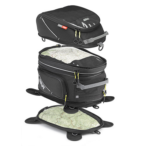 GIVI BORSA 40L ESPANDIBILE SERBATOIO 4 MAGNETI 4 CINGHIE per KAWASAKI ZX-6R - Imagen 4 de 5
