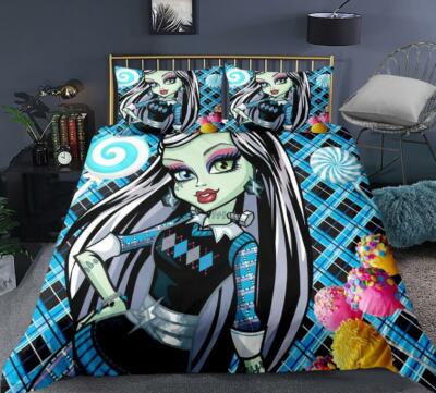 Monster High Bettwäsche Set Anpassbar Kissenbezüge80x80 Bettbezug135x200 200x200