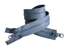 30 Inch YKK #5 VISLON 2-Way Medium Weight Molded Plastic Separating Made in USA