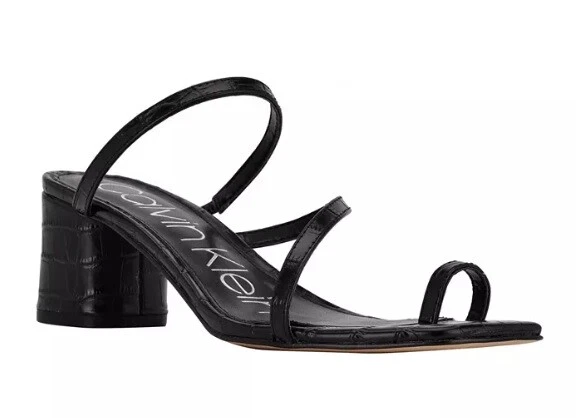 Calvin klein dress sandals clearance