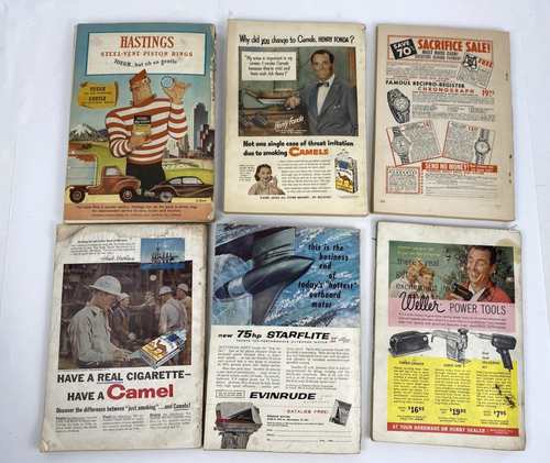 Vtg. Popular Mechanics Lot (1952–1959) – 6 Issues DIY Science Golden Anniv. - Picture 2 of 13
