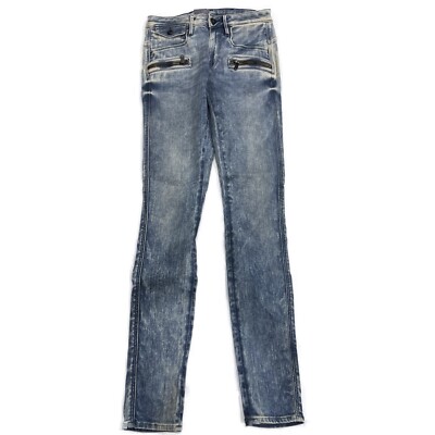 G-STAR Damen Dadin Zip High Super Jeans Dk Aged UVP 80£