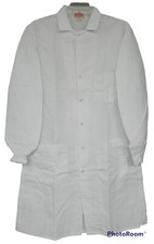 White Red Kap Fisherbrand Unisex Long Sleeve Lab Coat Size 5XL NIB