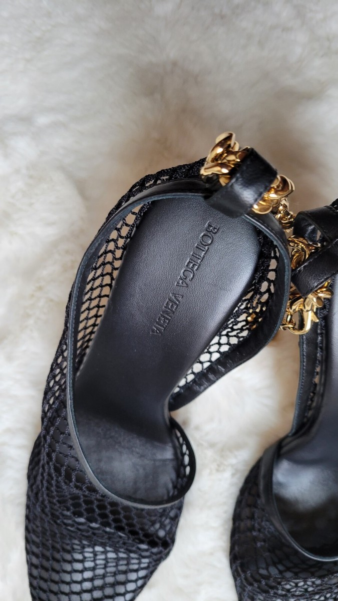 希少✨ Bottega Veneta Intrecciato Pumps Bottega Veneta Black Net Pumps Sz 41 | eBay