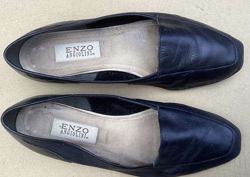 Zapato Mocasín Enzo Angiolini Mujer Negro Liberty Plano Talla L - Imagen 2 de 9