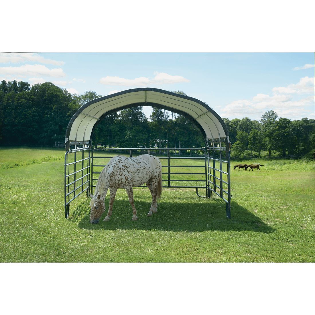 ShelterLogic Corral Shelter, Powder Coated 12 ft. x 12 ft.