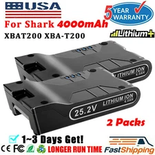 2X 4Ah Li-ion XBAT200 Battery For Shark Cordless Vacuums IF Series IF200 25.2V