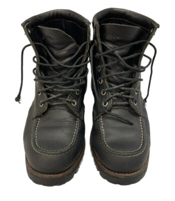 CHIPPEWA Boots 25061 Leather Black Work Boots Size
