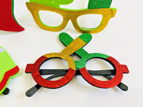 4 pares de gafas de novedad humor divertido fiesta de cumpleaños foto utilería adultos niños - Imagen 4 de 5