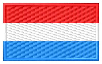  Flagge Luxemburg Flag Luxemburg iron-on Aufnäher patch