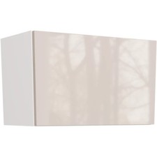 Kitchen 600mm Bridge Cabinet With Gloss Cashmere  Doors Fully Assembled