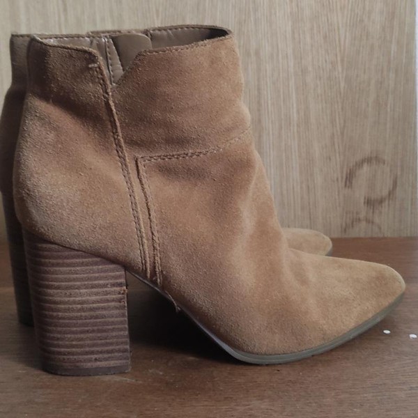 Women Nine West Boots Beige Suede 36.5