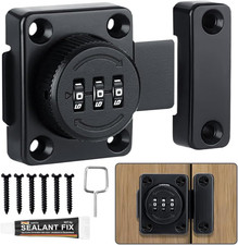 Cabinet Lock Password Bolt, 3-Digit Combination Lock, Burglar Proof Safety Door 
