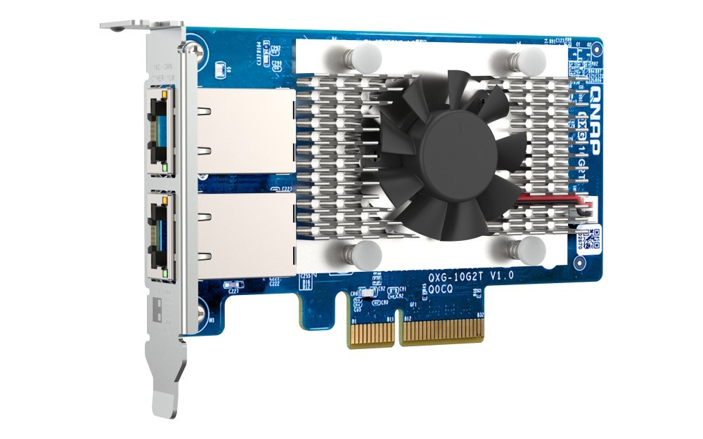 Qnap Scheda Di Rete Dual-Port (10Gbase-T) 10Gbe Network Expansion Card, Intel X7