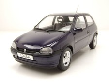 Modellino auto Opel Corsa B Atlanta 1993 blu scuro metallizzato 1:18 MCG