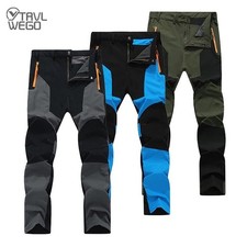 Pantaloni da Trekking Estivi Uomo Resistenti Pantaloni Sottili elastici L-5XL