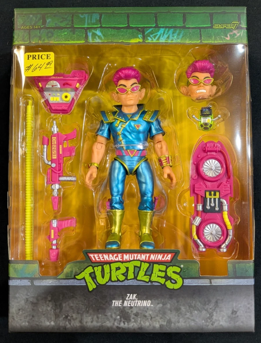 Super7 Ultimates Teenage Mutant Ninja Turtles Zak The Neutrino Action Figure NIB - product detail image 1