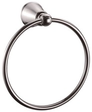 Design House 558205 Chrome Kassel 7"W Towel Ring
