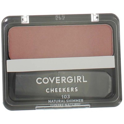4 Pack CoverGirl Cheekers Blush, Natural Shimmer 103, 0.12 oz