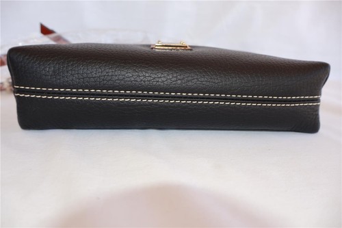 Dooney & Bourke Ginger Pouchette Black Pebble Leather Crossbody Bag NWT - Picture 9 of 15