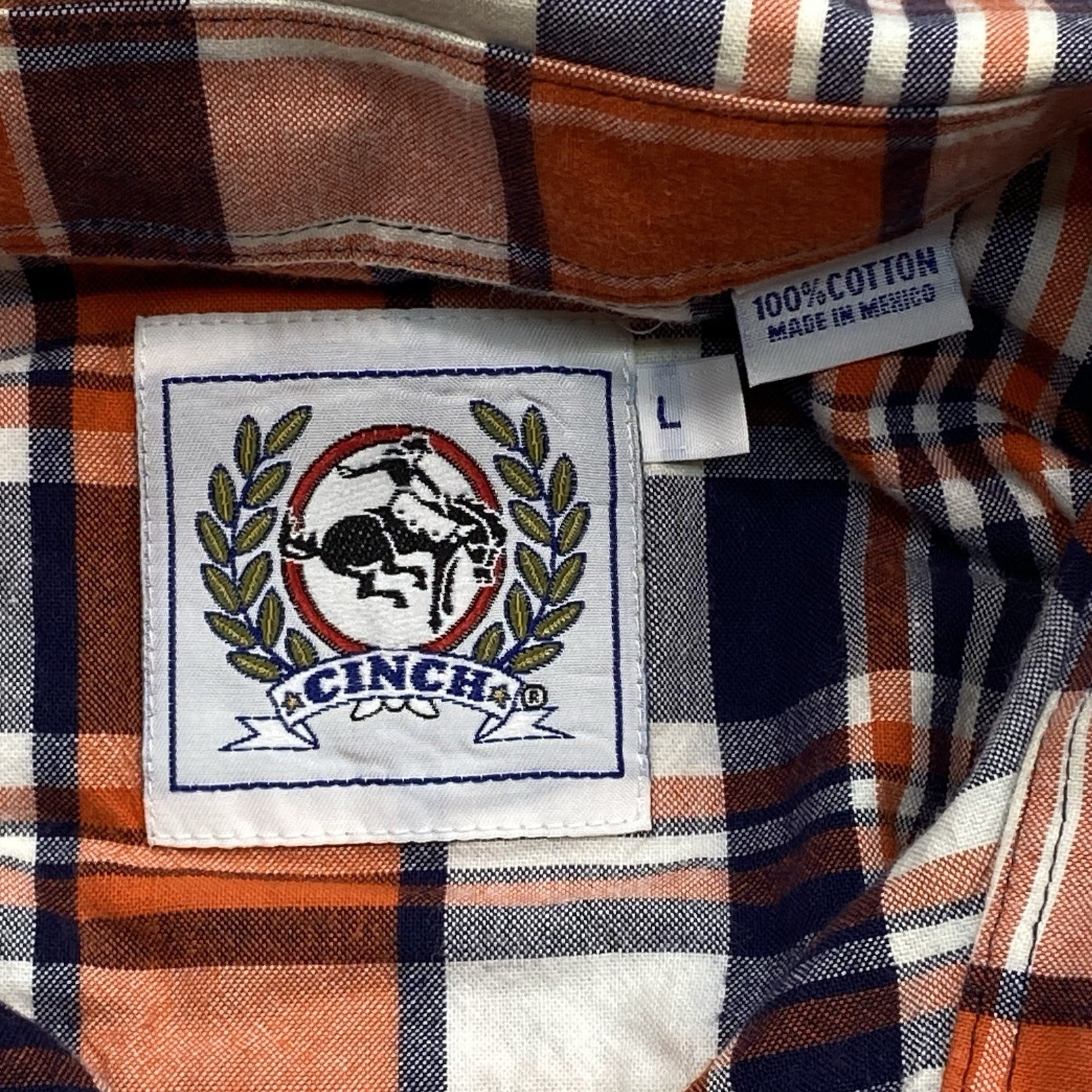 Cinch Multicolor Button Down Long Sleeve Men’s Sz… - image 4