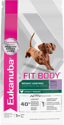 Eukanuba Fit Body Weight Control Small Breed Dry Dog 4 Pound (Pack of 1)