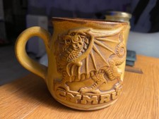 Stonebridge Pottery Cymru Welsh Dragon 1/2 Pint Mug - Rare