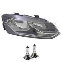Scheinwerfer Links H7/H7 FüR VW Polo 6R 6C 6R_ Inkl. Osram Lampen