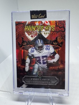 2025 Wild Card Haunted Hits Emmitt Smith Red/Orange Island Carousel 1/1 Cowboys
