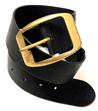 G Star RAW Men's LADD Belt inBlack Arizona Leather, Size 80cm/30" BNWT 115